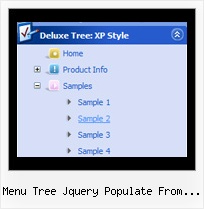 Menu Tree Jquery Populate From Database Dynamic Drop Down List Tree