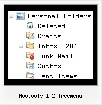 Mootools 1 2 Treemenu Tree Pop Up Menu Example