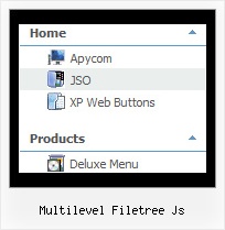 Multilevel Filetree Js Transparency Menu Tree View