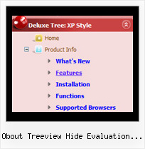 Obout Treeview Hide Evaluation Message Tree Cascade Menu Frame