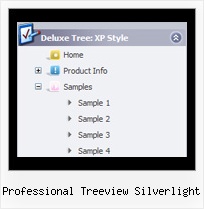Professional Treeview Silverlight Rollover Menu Tree