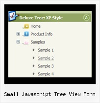 Small Javascript Tree View Form Download Menu Tree View