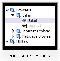 Smoothly Open Tree Menu Drop Down Menu Website Tree