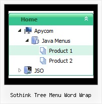 Sothink Tree Menu Word Wrap Xp Tree Menu