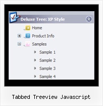 Tabbed Treeview Javascript Collapse Navigation Tree Menu Tree