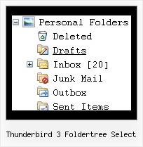 Thunderbird 3 Foldertree Select Tree Ejemplos Menus