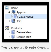 Tree Javascript Example Cross Browser Tree Examples Mouseover Tree Menu