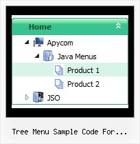 Tree Menu Sample Code For Dreamweaver Tree Fade Menu