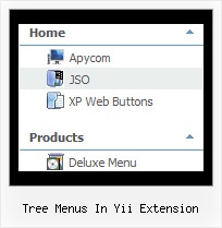 Tree Menus In Yii Extension Tree Folder