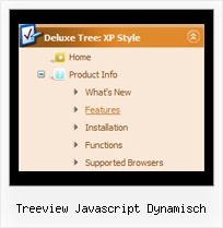 Treeview Javascript Dynamisch Onmouseover Menu Tree