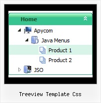 Treeview Template Css Menu Dynamique Horizontal Tree