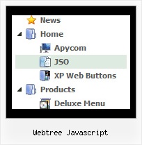 Webtree Javascript Pop Menu Tree