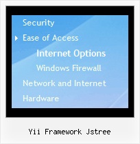 Yii Framework Jstree Drop Down Menu Mit Tree