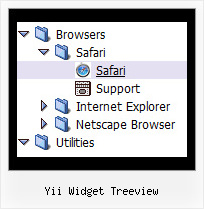 Yii Widget Treeview Trees Navigation