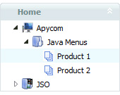 Example Of Hierarchical Menu Tree Explorertree Js