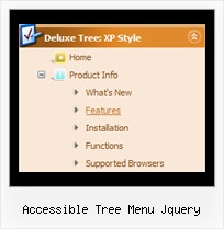 Accessible Tree Menu Jquery Trees Dropdown Menu Example