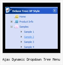 Ajax Dynamic Dropdown Tree Menu Tree Navigation Css Dhtml