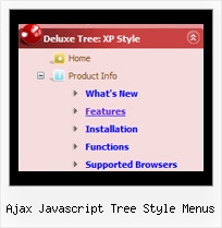 Ajax Javascript Tree Style Menus Tree Menu Object Submenu