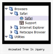 Animated Tree In Jquery Example Menu Dhtml Tree