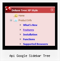 Api Google Sidebar Tree Tree For Menu Creation