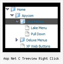 Asp Net C Treeview Right Click Navigation Bars Tree