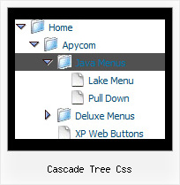 Cascade Tree Css Tree Menu Rollover Sample