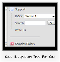 Code Navigation Tree For Css Tree Vertical Slide Menu