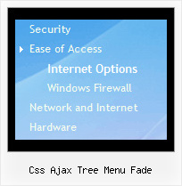 Css Ajax Tree Menu Fade Tree Frame Position