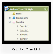 Css Html Tree List Tree Xp Style Menus
