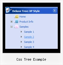 Css Tree Example Tree Floating Menu