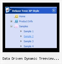 Data Driven Dynamic Treeview Plugin Tree Clear Select Menu Items