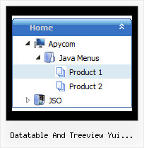 Datatable And Treeview Yui Together Javascript Trees Mouseover