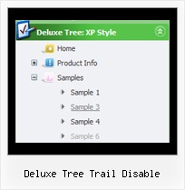 Deluxe Tree Trail Disable Tree With Flyout Menu