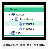 Dreamweaver Template Tree Menu Tree For Top Bar