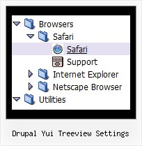 Drupal Yui Treeview Settings Tree Absolute Position Navigation
