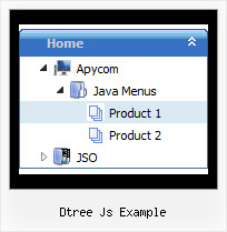 Dtree Js Example Xp Style Tree View Menu