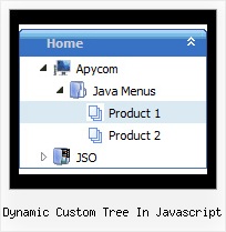 Dynamic Custom Tree In Javascript Xpmenu Javascript Tree
