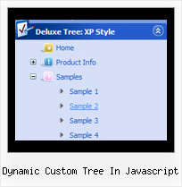 Dynamic Custom Tree In Javascript Tree Menu Collapsible
