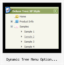 Dynamic Tree Menu Option Selection Form Examples Of Tree Menus
