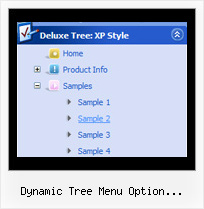 Dynamic Tree Menu Option Selection Form Tree Sample Drop Down Menu