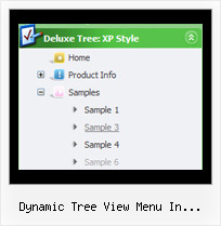 Dynamic Tree View Menu In Silverlight Menus Tree View