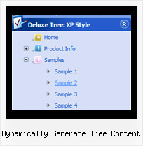 Tree Drop Down Menu Rollovers Dynamically Generate Tree Content Dynamically Generate Tree Content Tree Pulldown Menu