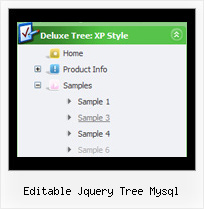 Editable Jquery Tree Mysql Tree Web Menu Tool