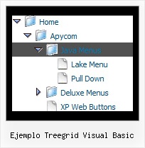Ejemplo Treegrid Visual Basic Tree License Drop Down Menus