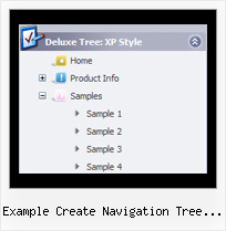Example Create Navigation Tree Using Apex Dhtml Drop Down Tree