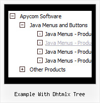 Example With Dhtmlx Tree Trees Collapsible Menus