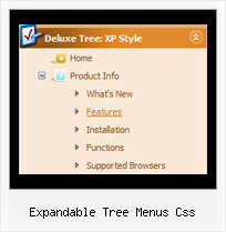 Expandable Tree Menus Css Tree Examples Menu Bar