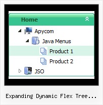 Expanding Dynamic Flex Tree Control Examples Menu Pull Down Tree