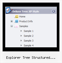 Explorer Tree Structured Selection Javascript Javascript Tree Examples