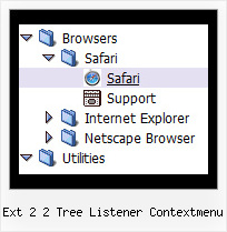 Ext 2 2 Tree Listener Contextmenu Tree Menu Popup Contextuel